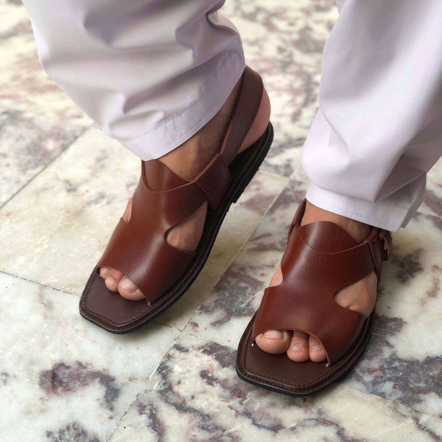 Handmade Pure Leather Panjedar Chappal