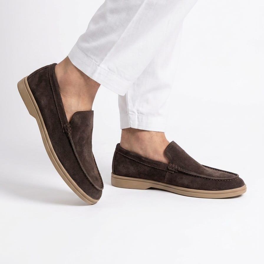 Loro Piana Inspired Black Loafers