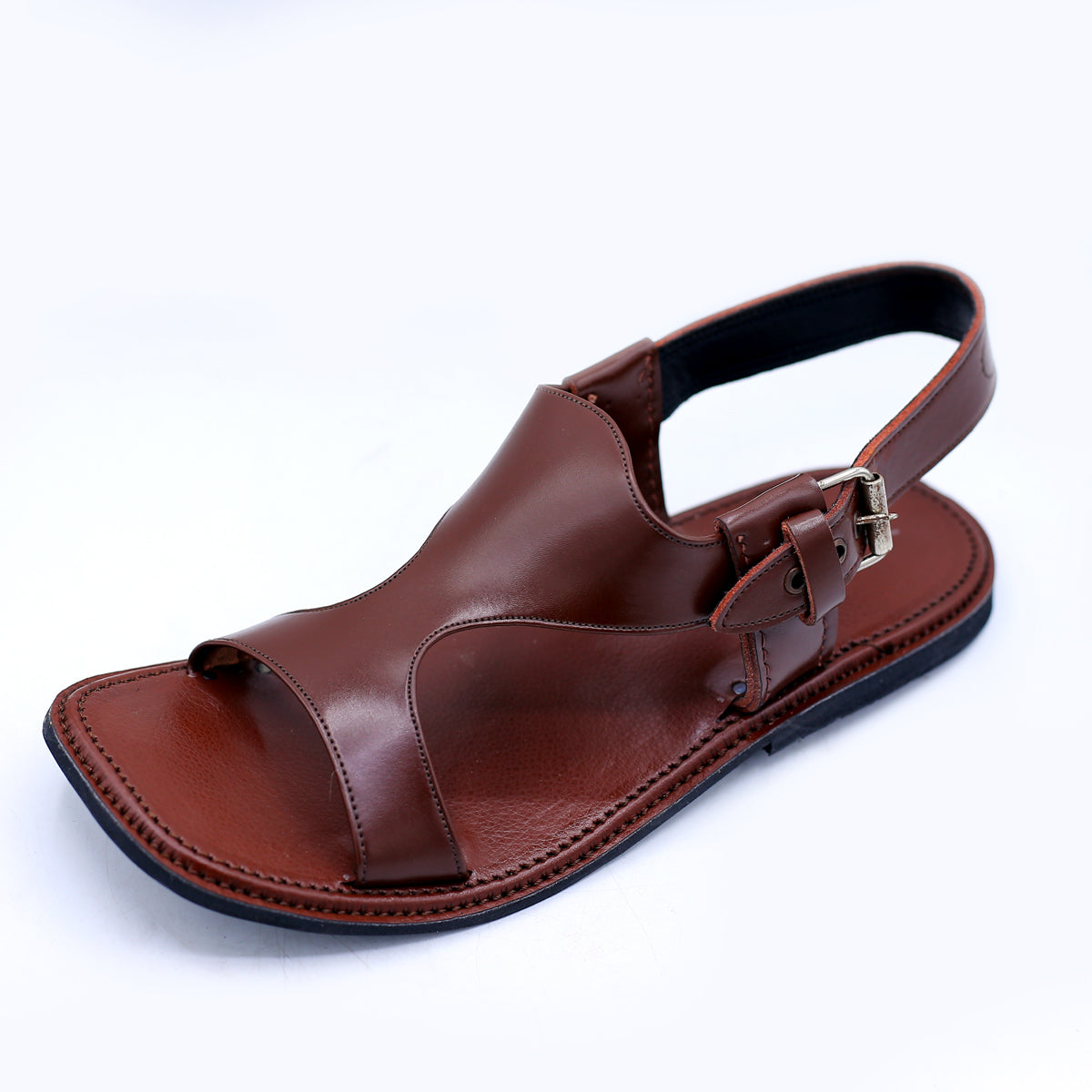 Handcrafted Brown Panjedar Chappal