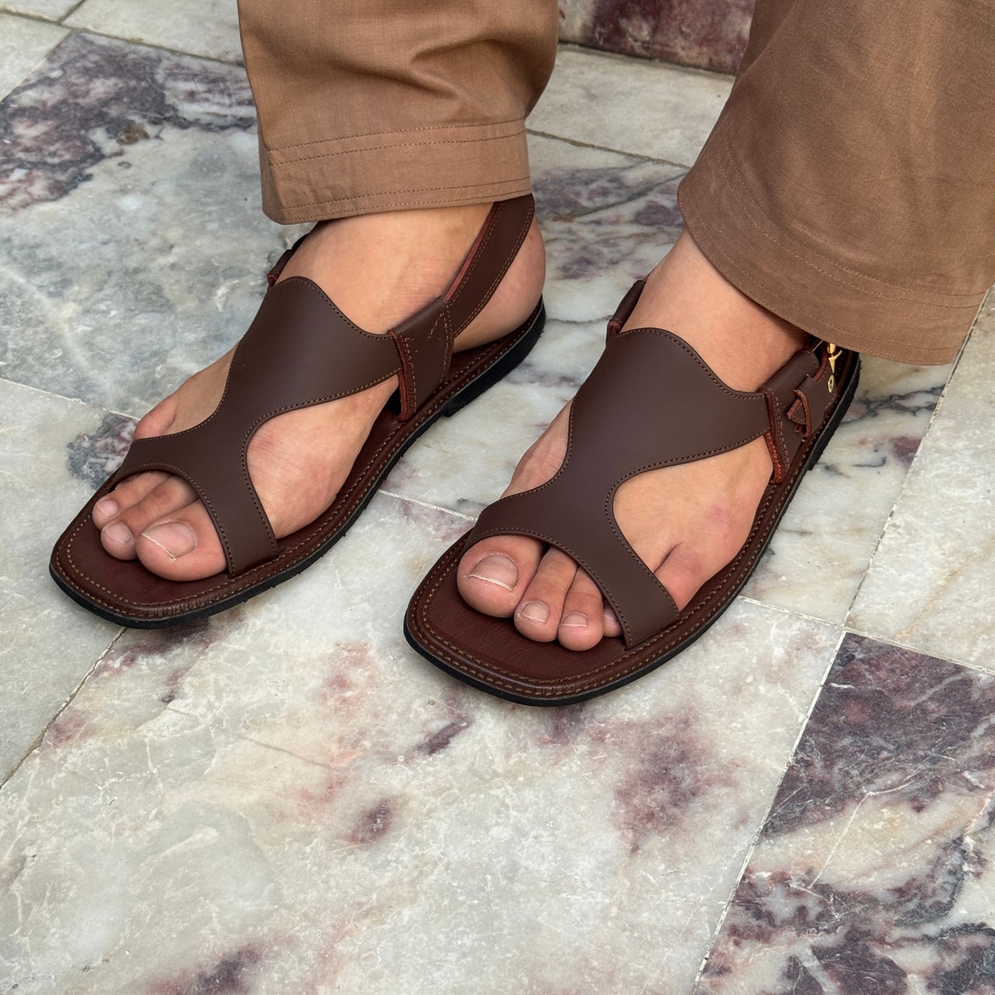 Handmade Pure Leather Panjedar Chappal