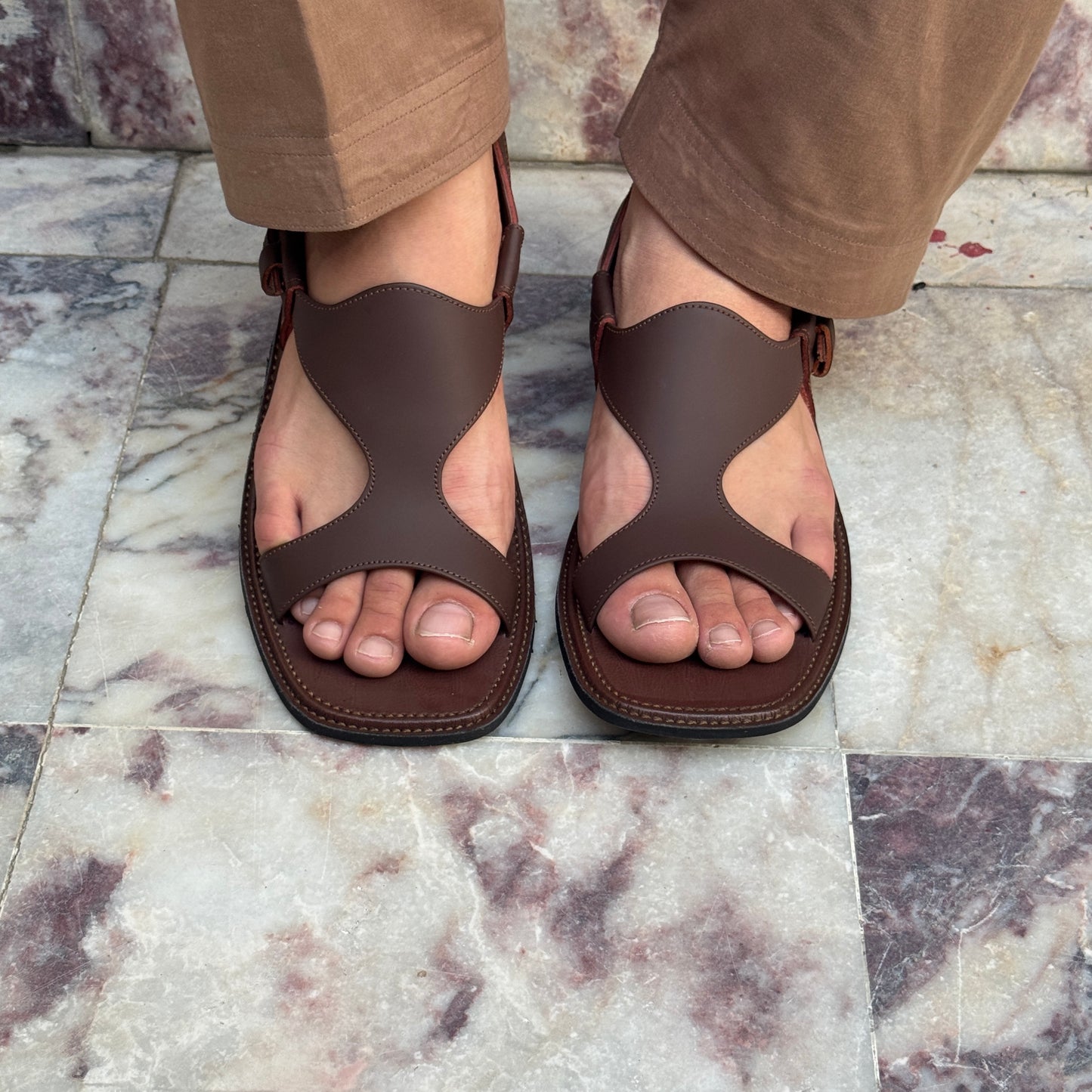 Handmade Pure Leather Panjedar Chappal