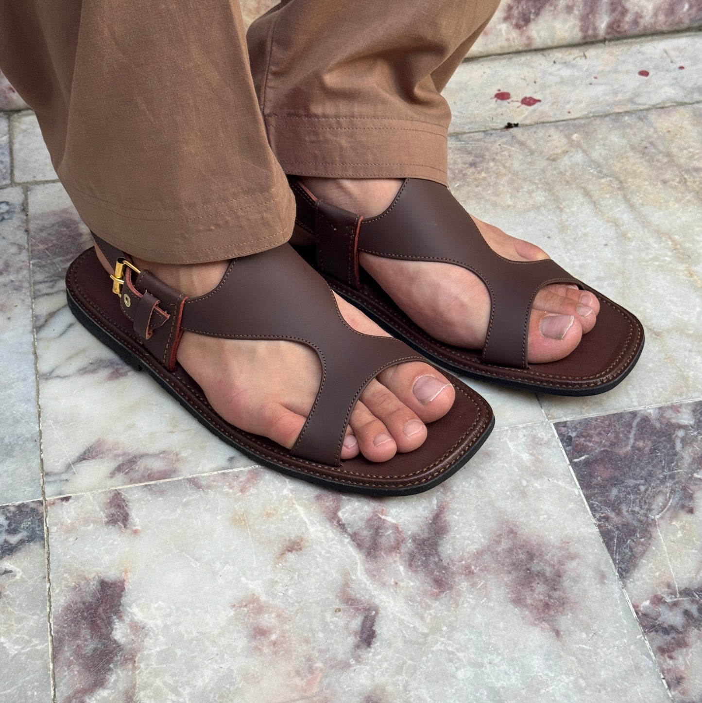 Handmade Pure Leather Panjedar Chappal