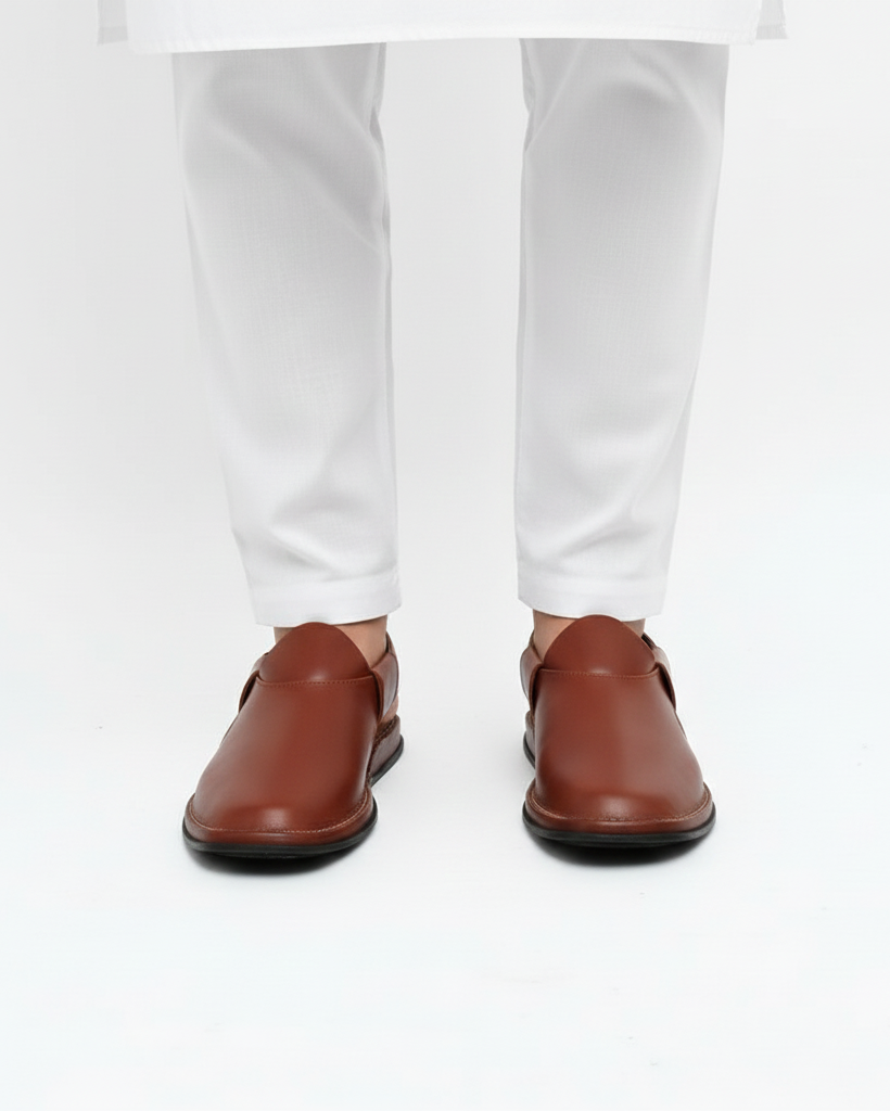 Handmade Pure Leather Peshawari Sandal for Men PS#10020