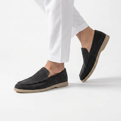 Loro Piana Inspired Black Loafers