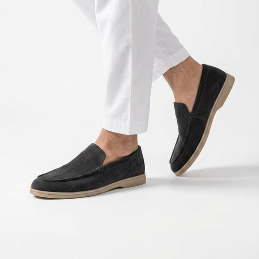 Loro Piana Inspired Black Loafers