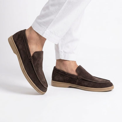 Loro Piana Inspired Dark Brown Loafers
