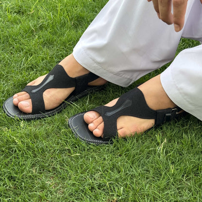 Leather & Fabric Panjedar Chappal