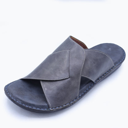 Men's Premium Leather Handmade Slippers
