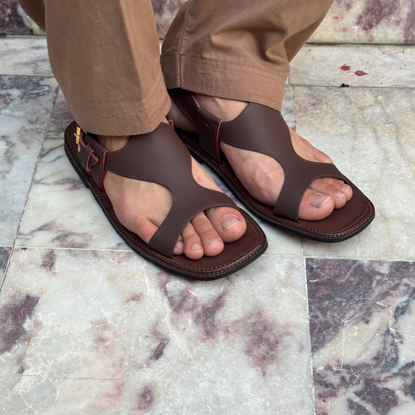Handmade Pure Leather Panjedar Chappal