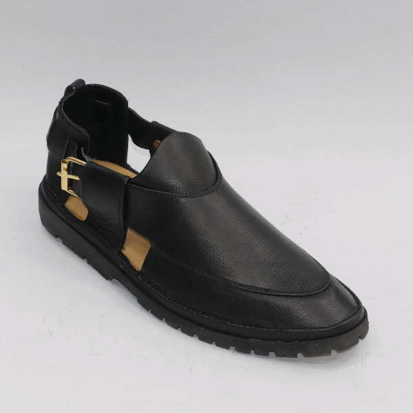 Black Peshawari Sandal – Premium Comfort