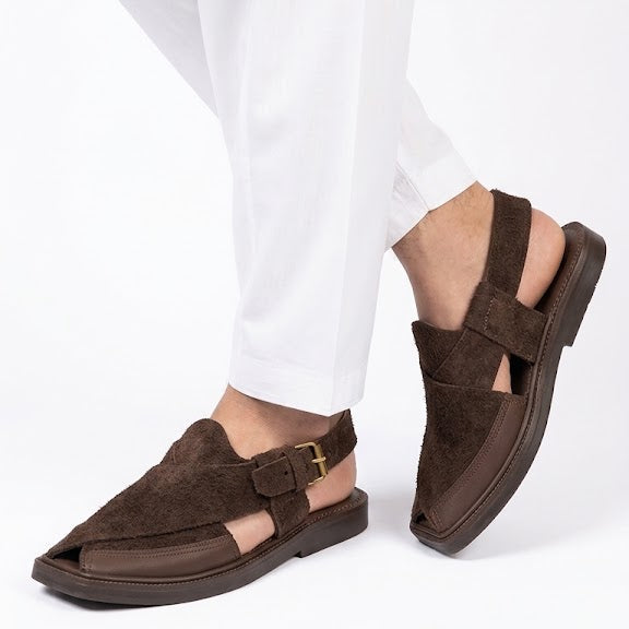 Classic Suede Peshawari Chappal