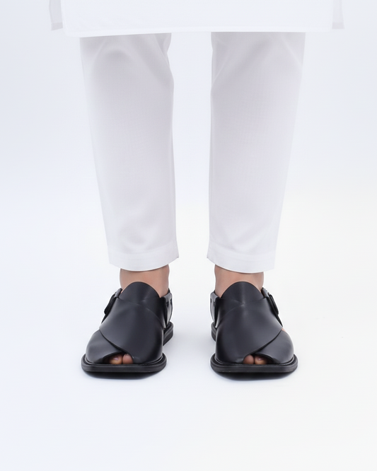 Premium Leather Charsadda Chappal for Men PC#10027