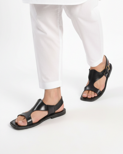 Handmade Pure Leather Panjdar Chappal P#10012