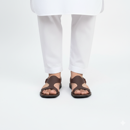 Handmade Pure Leather Panjdar Chappal P#10012