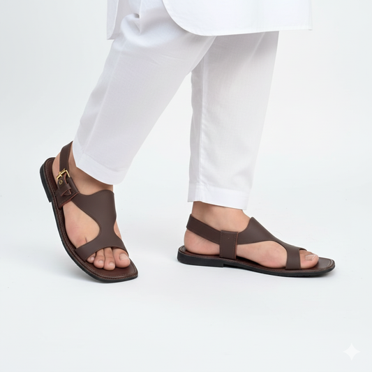 Handmade Pure Leather Panjdar Chappal P#10012