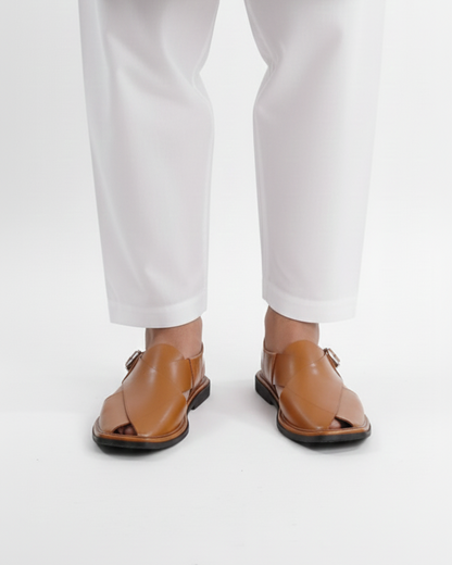 Handmade Pure Leather Peshawari Chappal for Men
