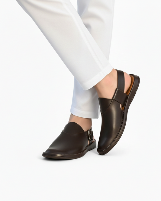Handmade Pure Leather Peshawari Sandal for Men PS#10021