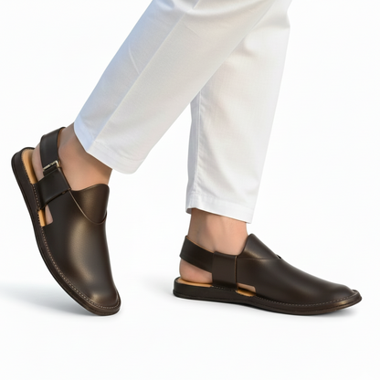 Handmade Pure Leather Peshawari Sandal for Men PS#10021
