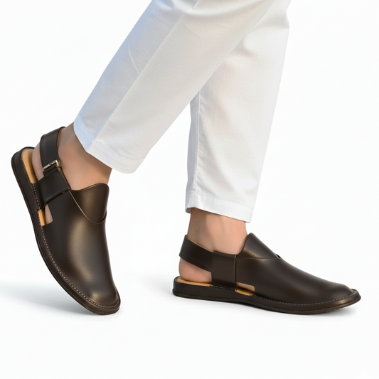 Handmade Pure Leather Peshawari Sandal for Men PS#10021
